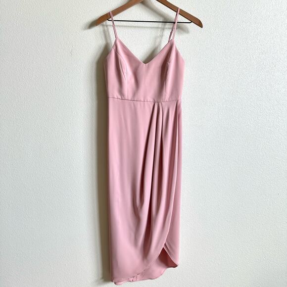 Lulus Forever Your Girl Mauve Pink Bodycon Dress Women's Small NWT - Picture 2 of 10